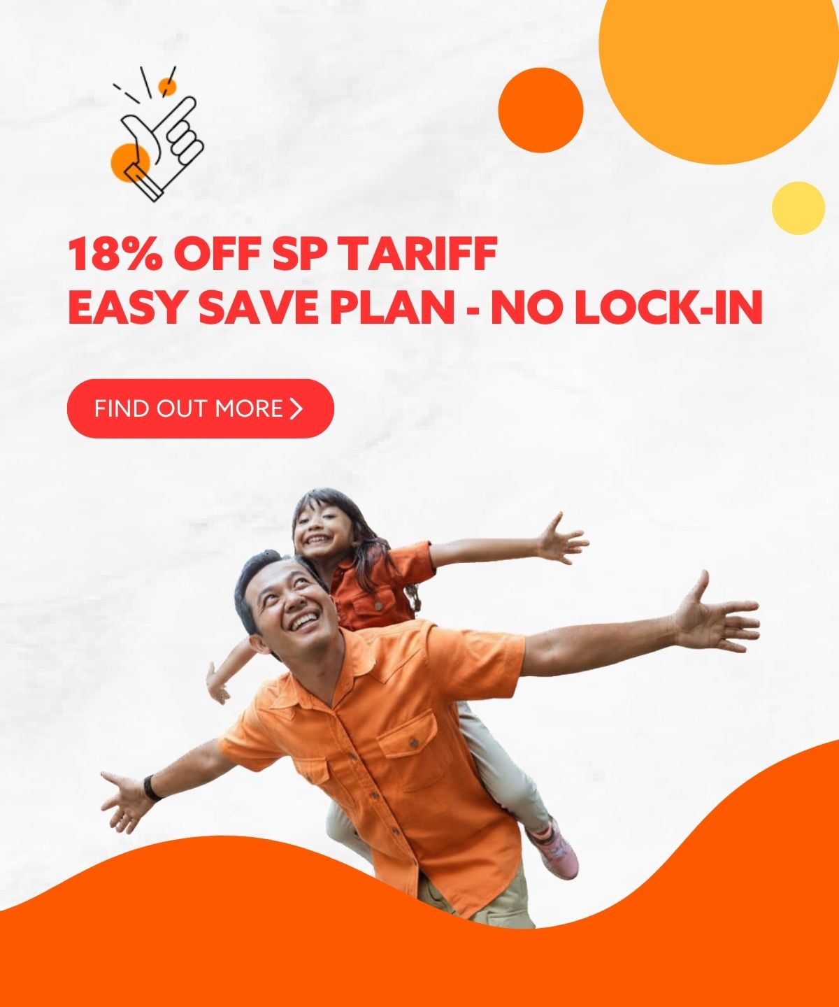 Easy Save 18% Off SP Tariff