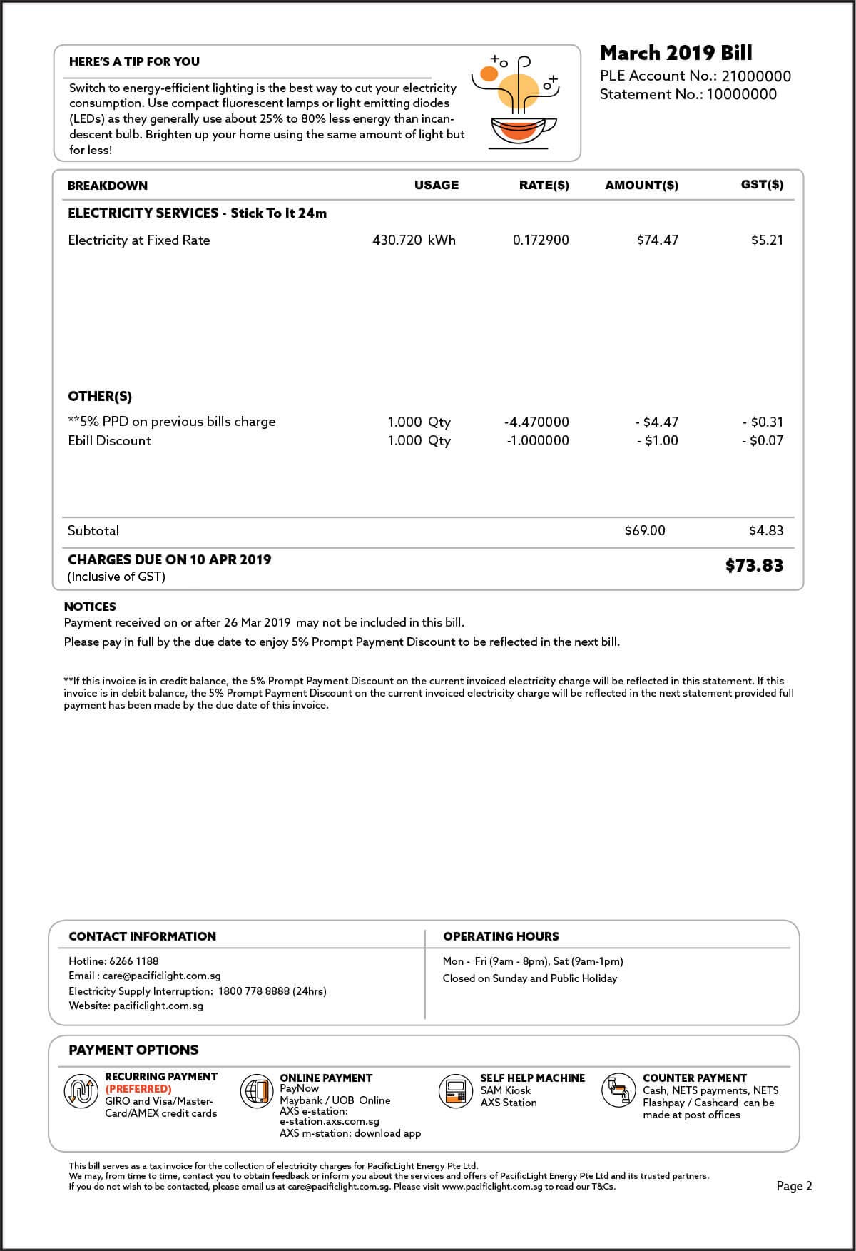 PacificLight | Electricity Retailer in Singapore